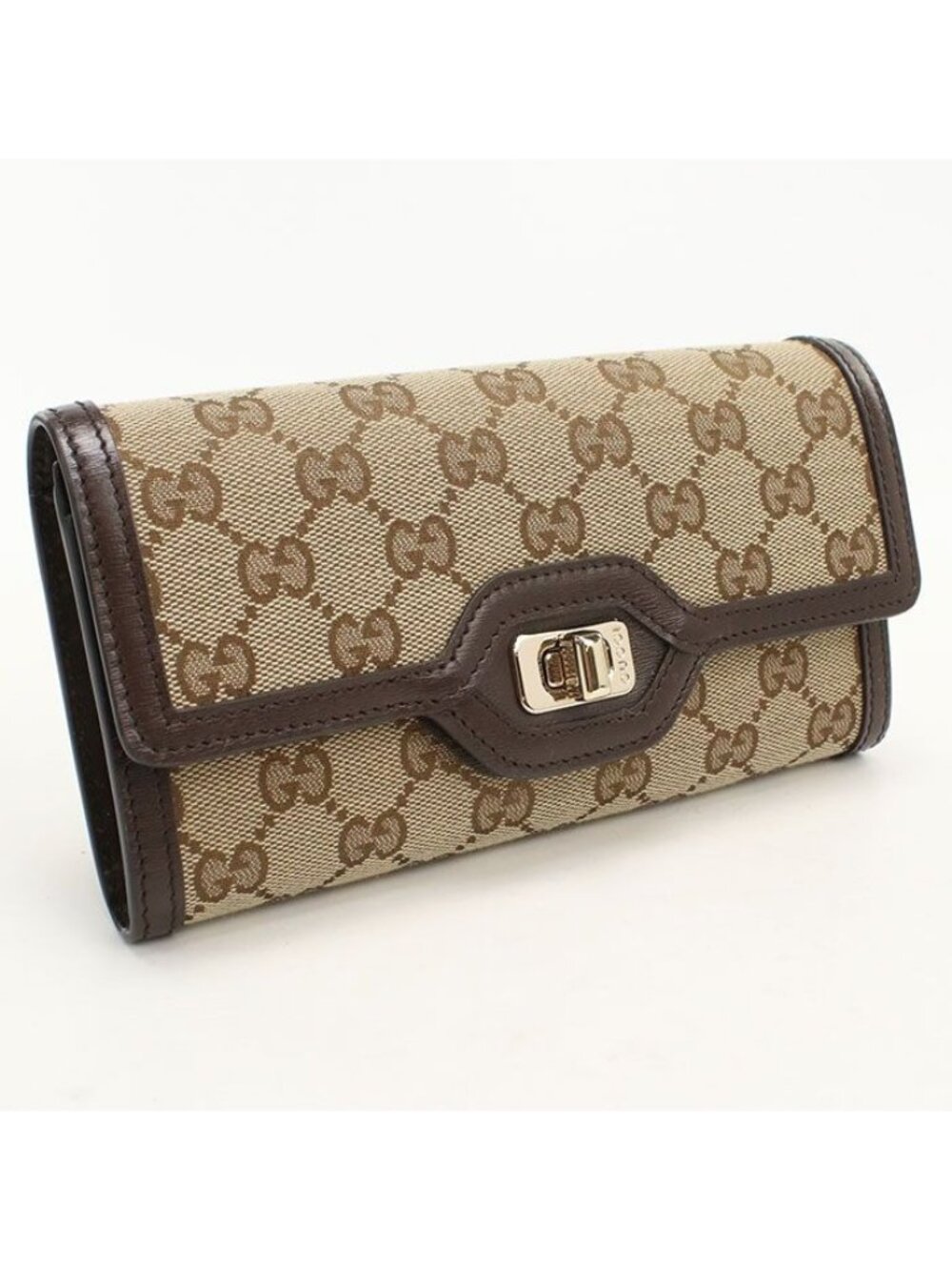 Gucci Continental Wallet le Che Bifold GG Canvas